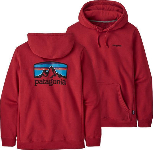 Fitz Roy Horizons Uprisal Hoody - Unisex - sumac red 1