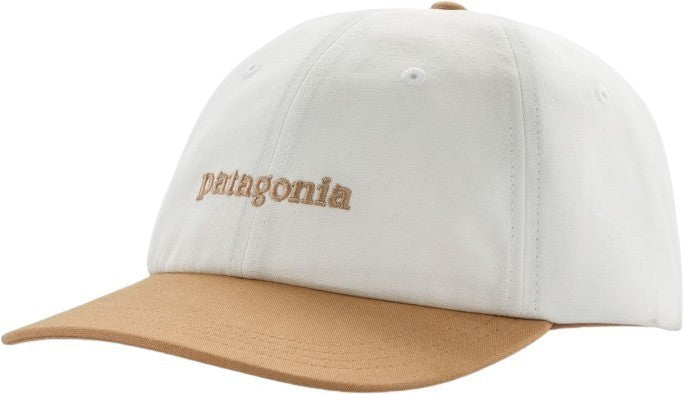 Fitz Roy Icon Trad Cap - text logo / birch white w/grayling brown 1