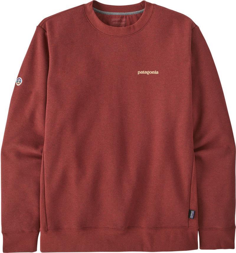 Fitz Roy Icon Uprisal Crew Sweatshirt - Unisex - Mangrove Red 1