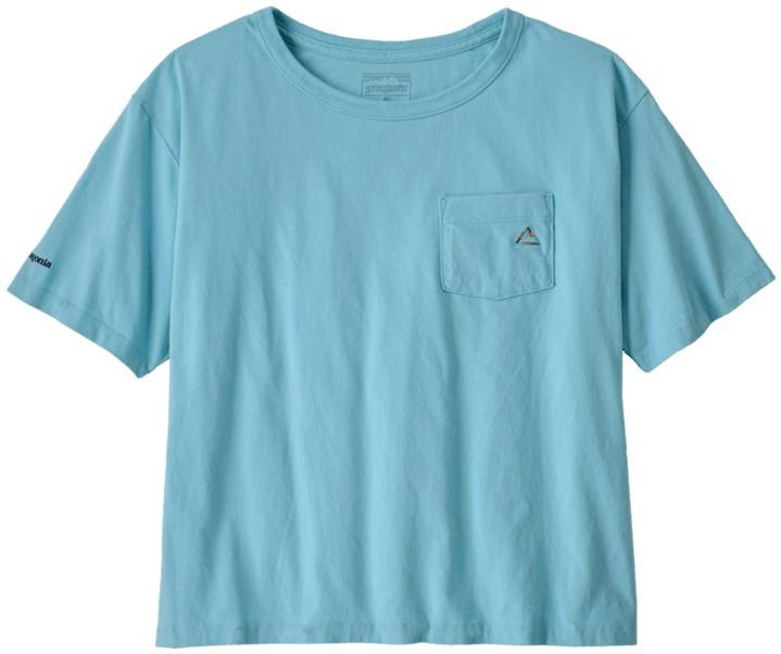 Fitz Roy Massif Easy Cut Pocket SS Tee - Womens - snowmelt blue 1
