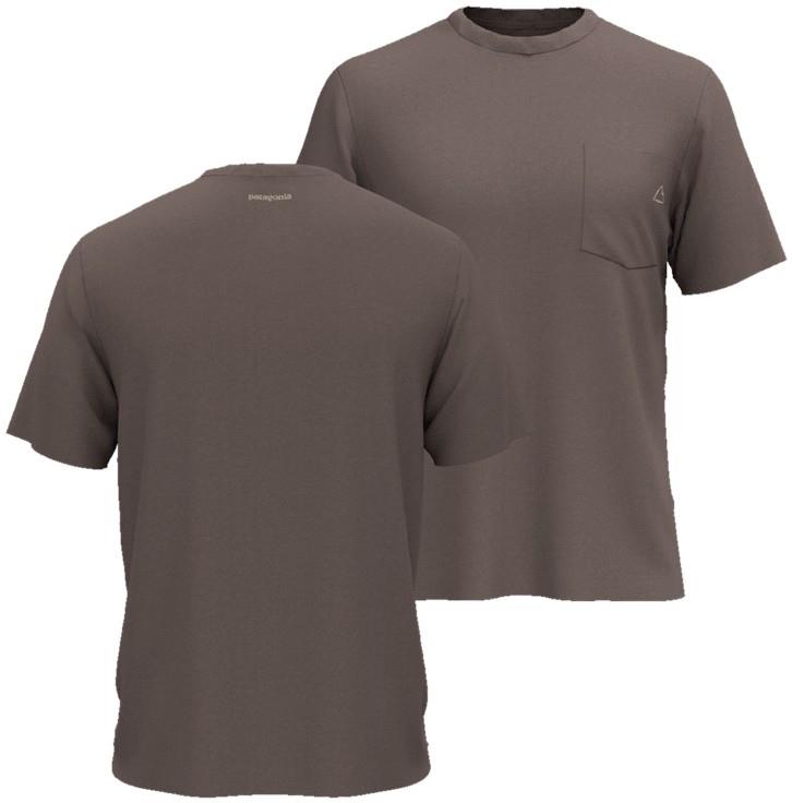 Fitz Roy Massif Pocket SS Tee - Mens - crimini taupe 1