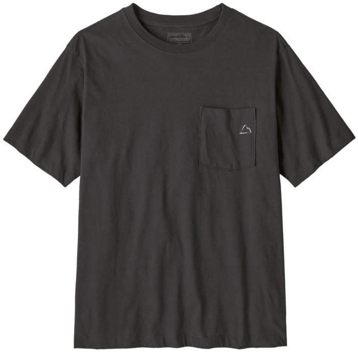 Fitz Roy Massif Pocket SS Tee - Mens - ink black 1