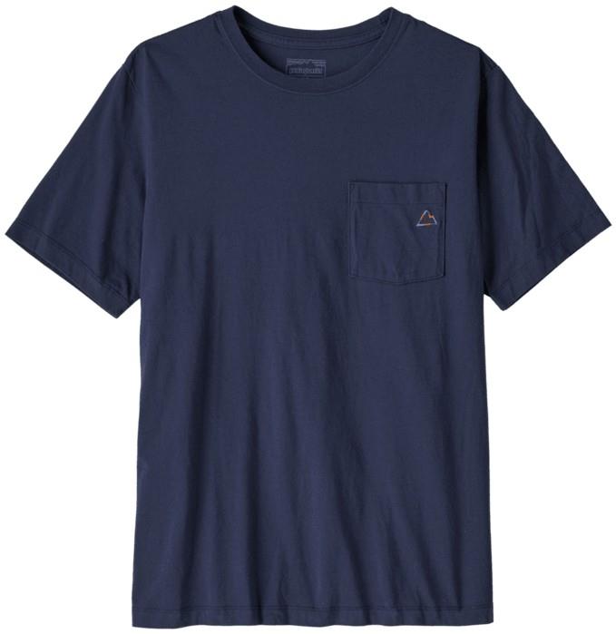 Fitz Roy Massif Pocket SS Tee - Mens - new navy 1