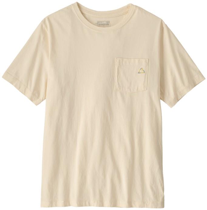 Fitz Roy Massif Pocket SS Tee - Mens - undyed natural 1