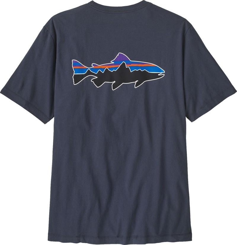 Fitz Roy Trout T-Shirt - Mens - smolder blue 1