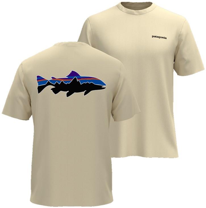 Fitz Roy Trout T-Shirt - Mens - undyed natural 1