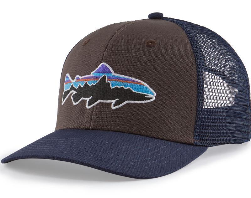Fitz Roy Trout Trucker Hat - Basalt Brown 1