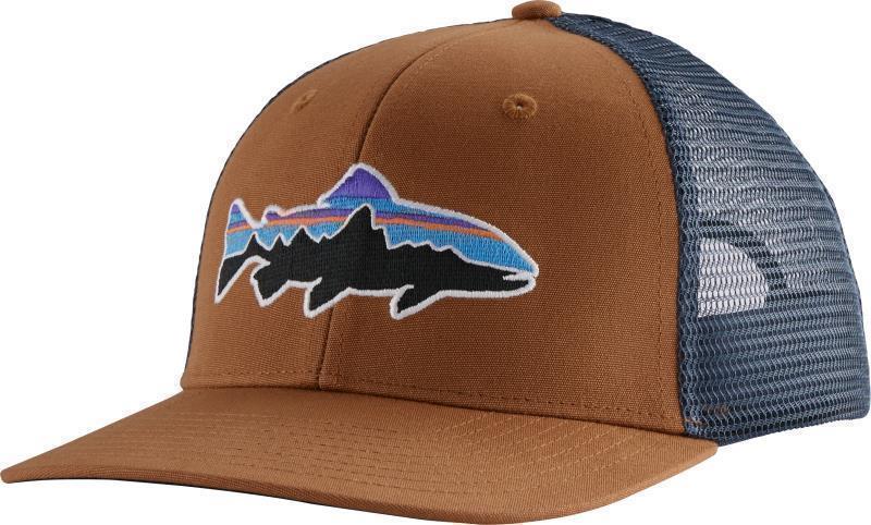 Fitz Roy Trout Trucker Hat - Earthworm Brown 1