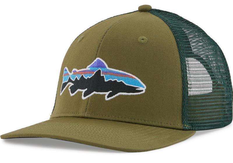 Fitz Roy Trout Trucker Hat - Wyoming Green 1