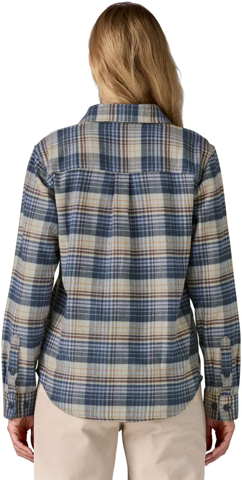 Fjord Flannel LS Shirt - Womens - river plaid / barnacle blue 1