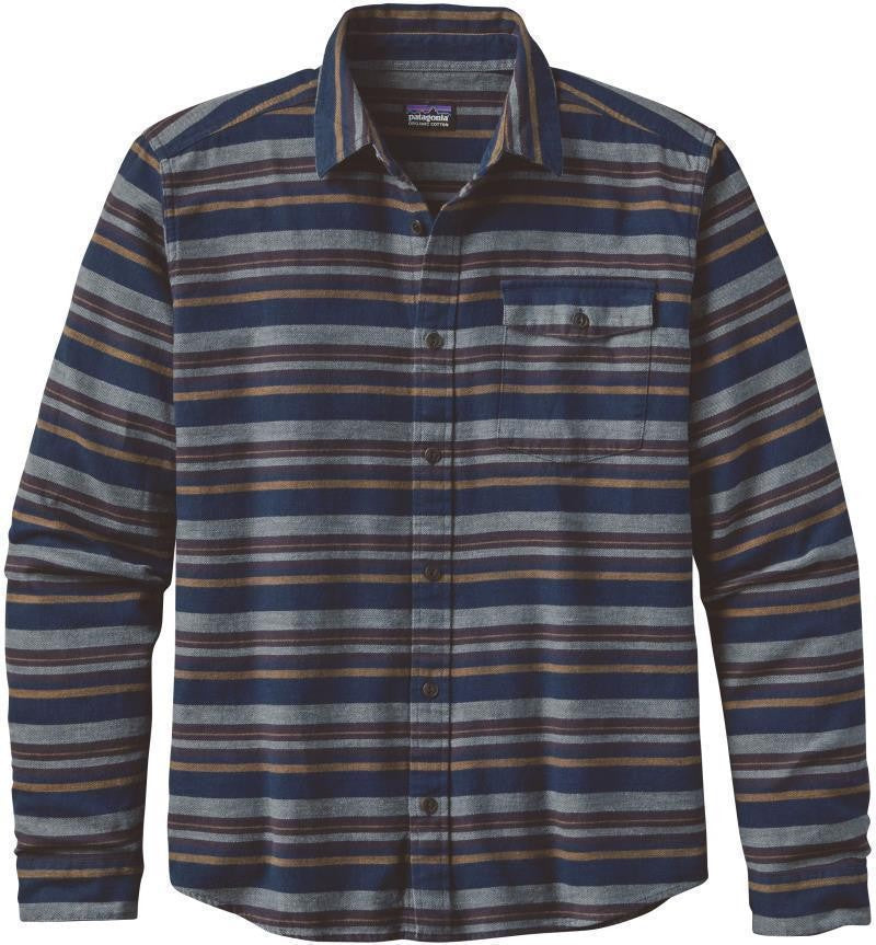 Fjord Flannel Lightweight LS Shirt - Mens - arborist / navy blue 1