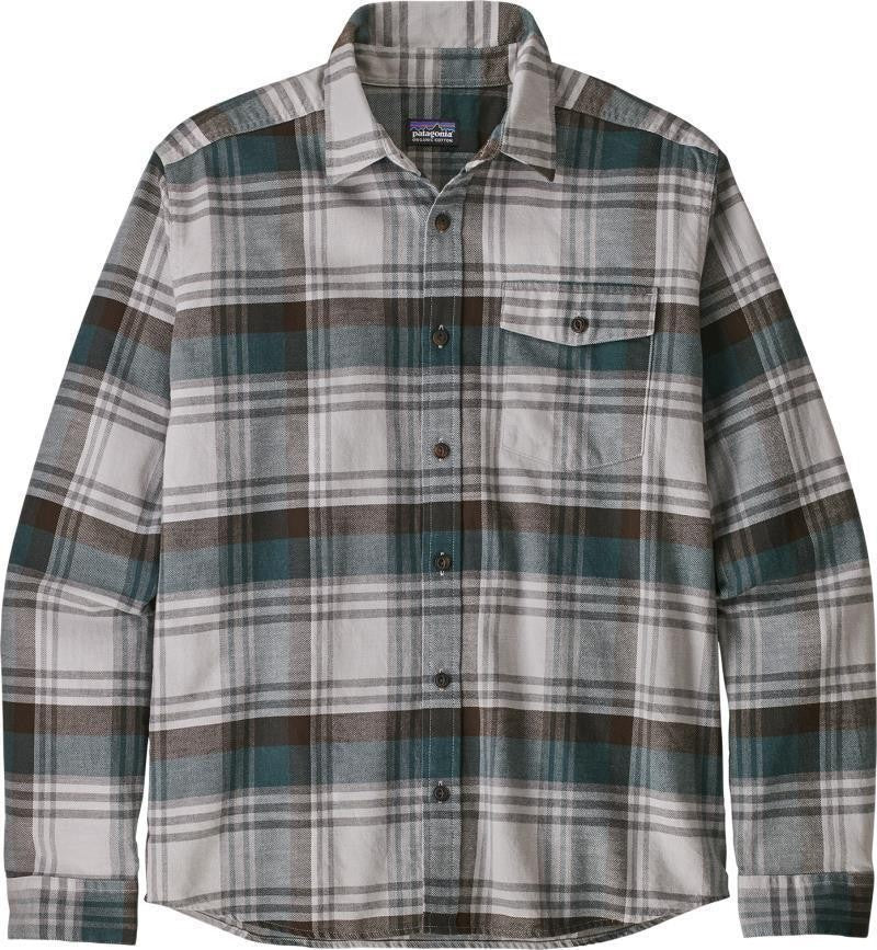 Fjord Flannel Lightweight LS Shirt - Mens - buttes / tailored grey 1