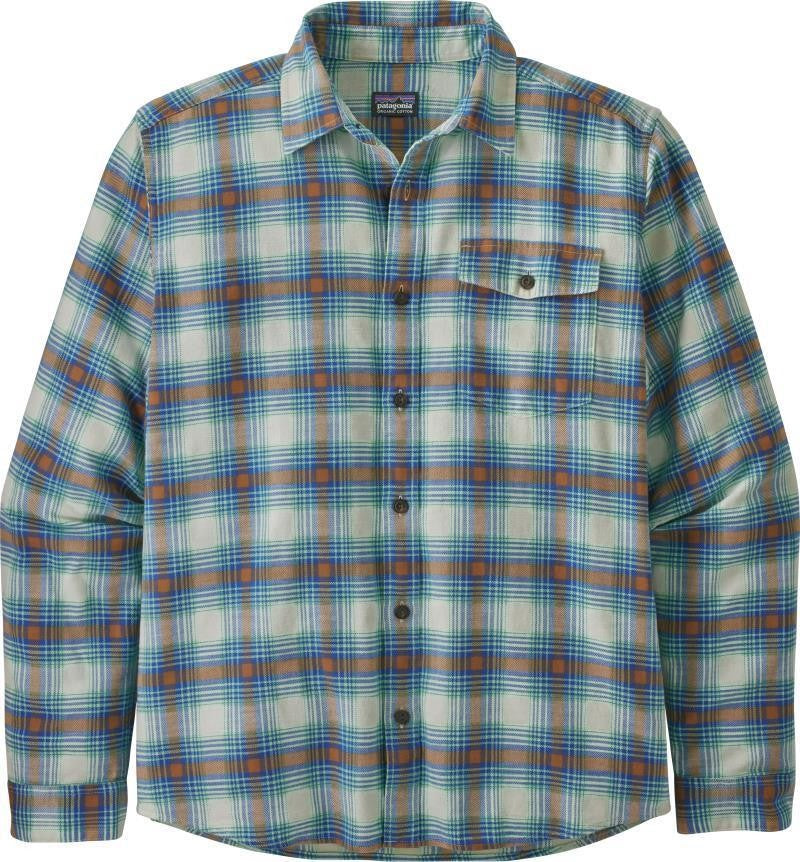Fjord Flannel Lightweight LS Shirt - Mens - grange / bayou blue 1