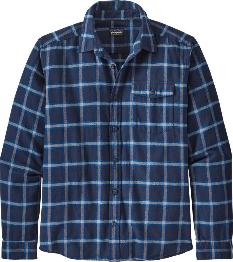 Fjord Flannel Lightweight LS Shirt - Mens - grange / new navy 1
