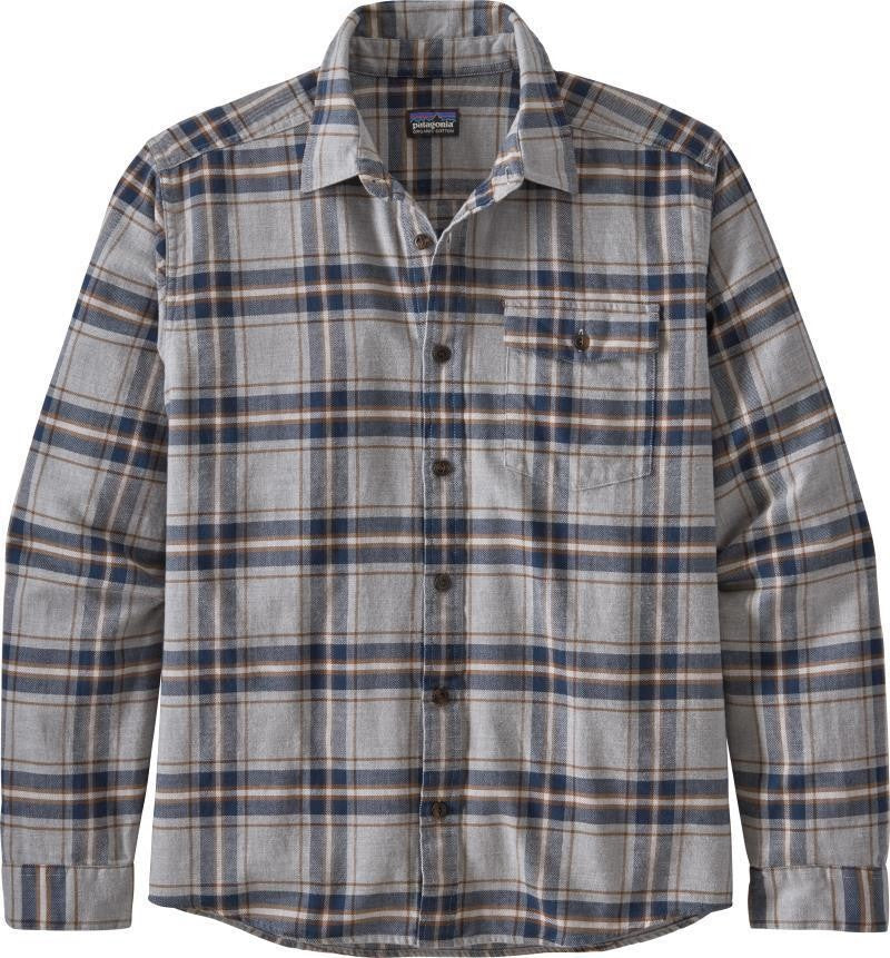 Fjord Flannel Lightweight LS Shirt - Mens - lawrence / salt grey 1
