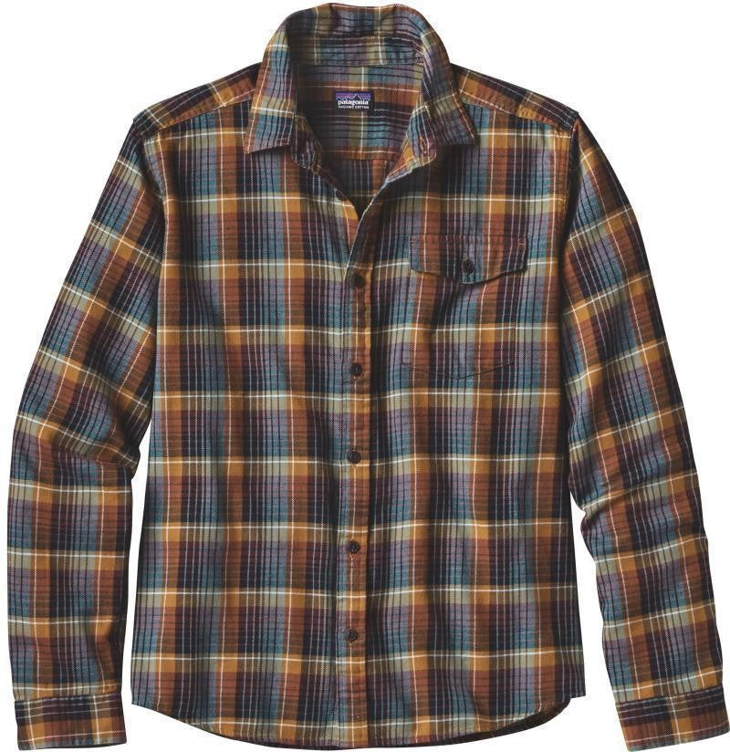Fjord Flannel Lightweight LS Shirt - Mens - navigate / tapenade 1
