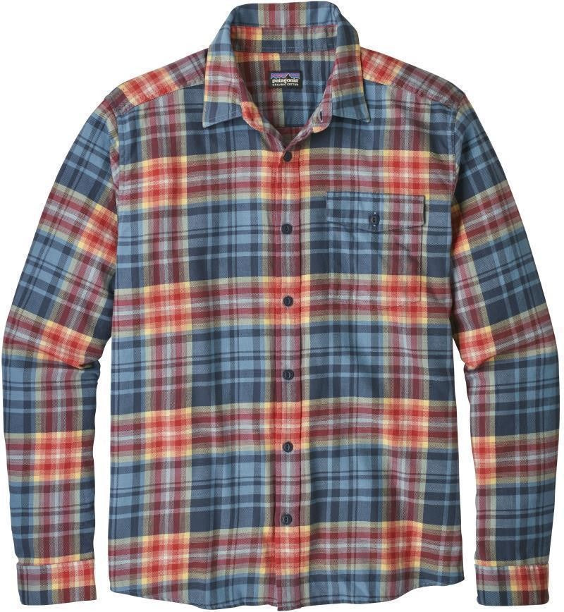 Fjord Flannel Lightweight LS Shirt - Mens - rootsy / railroad blue 1