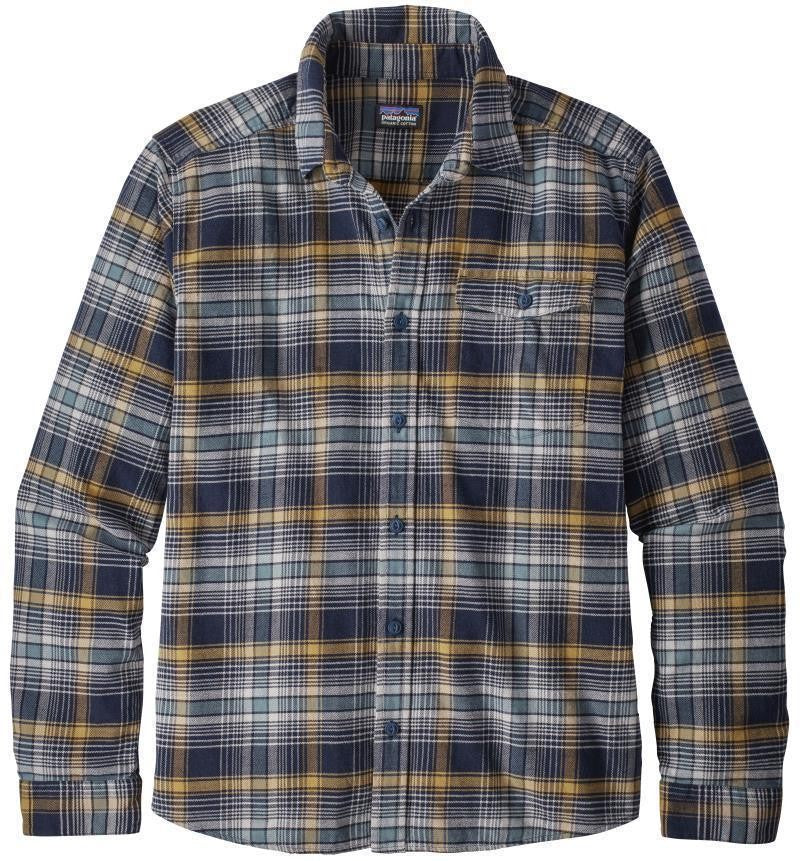 Fjord Flannel Lightweight LS Shirt - Mens - rozman / navy blue 1