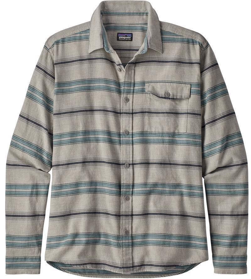 Fjord Flannel Lightweight LS Shirt - Mens - tarkine stripe / drifter grey 1