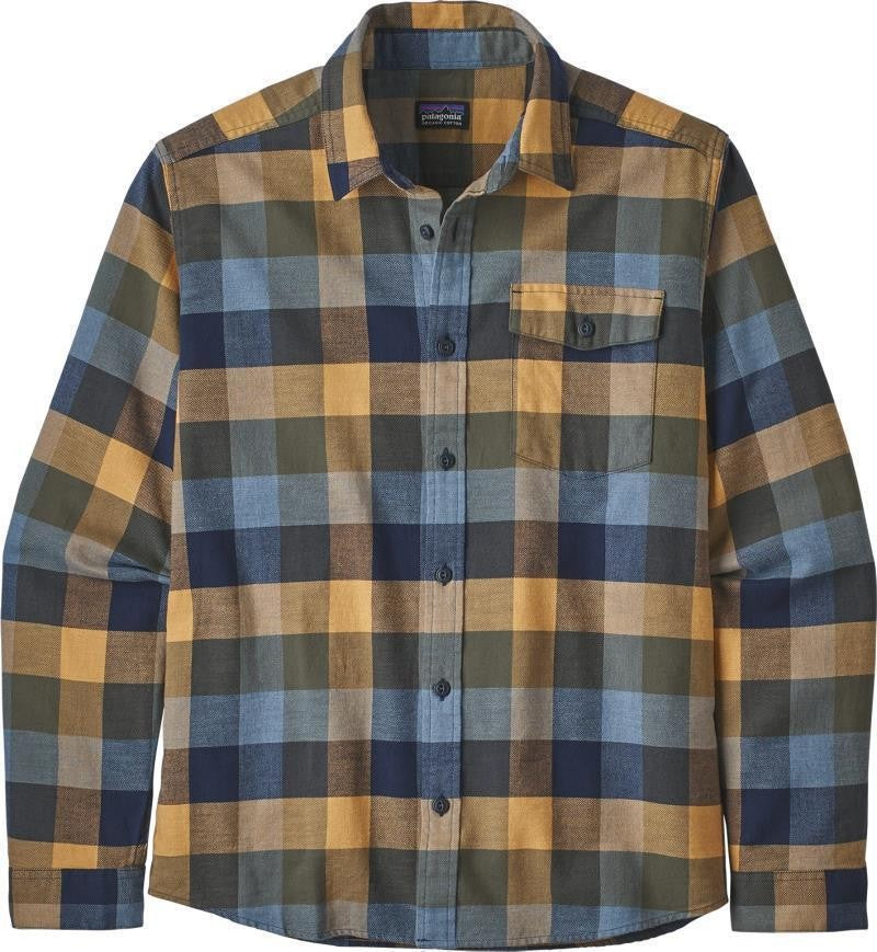 Fjord Flannel Lightweight LS Shirt - Mens - unbroken / piki green 1