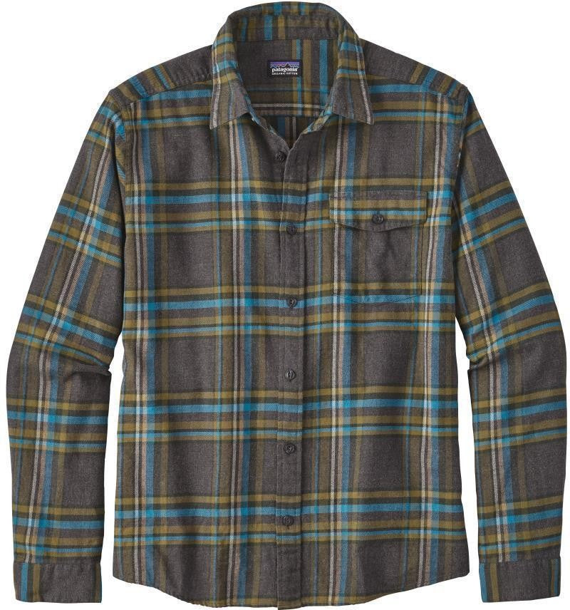 Fjord Flannel Lightweight LS Shirt - Mens - watershed / forge grey 1