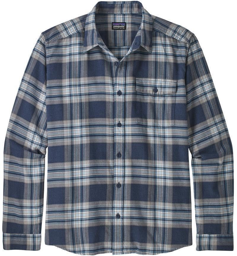 Fjord Flannel Lightweight LS Shirt - Mens - whyte / stone blue 1