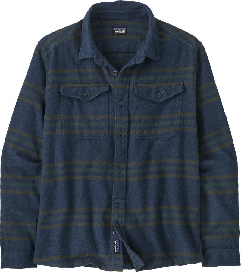 Fjord Flannel Shirt - Mens - Treelined / Smolder Blue 1