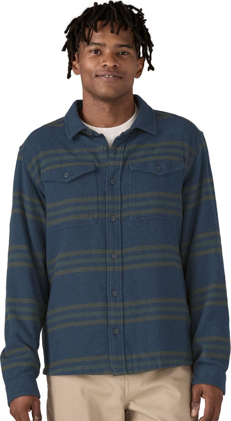 Fjord Flannel Shirt - Mens - Treelined / Smolder Blue 2