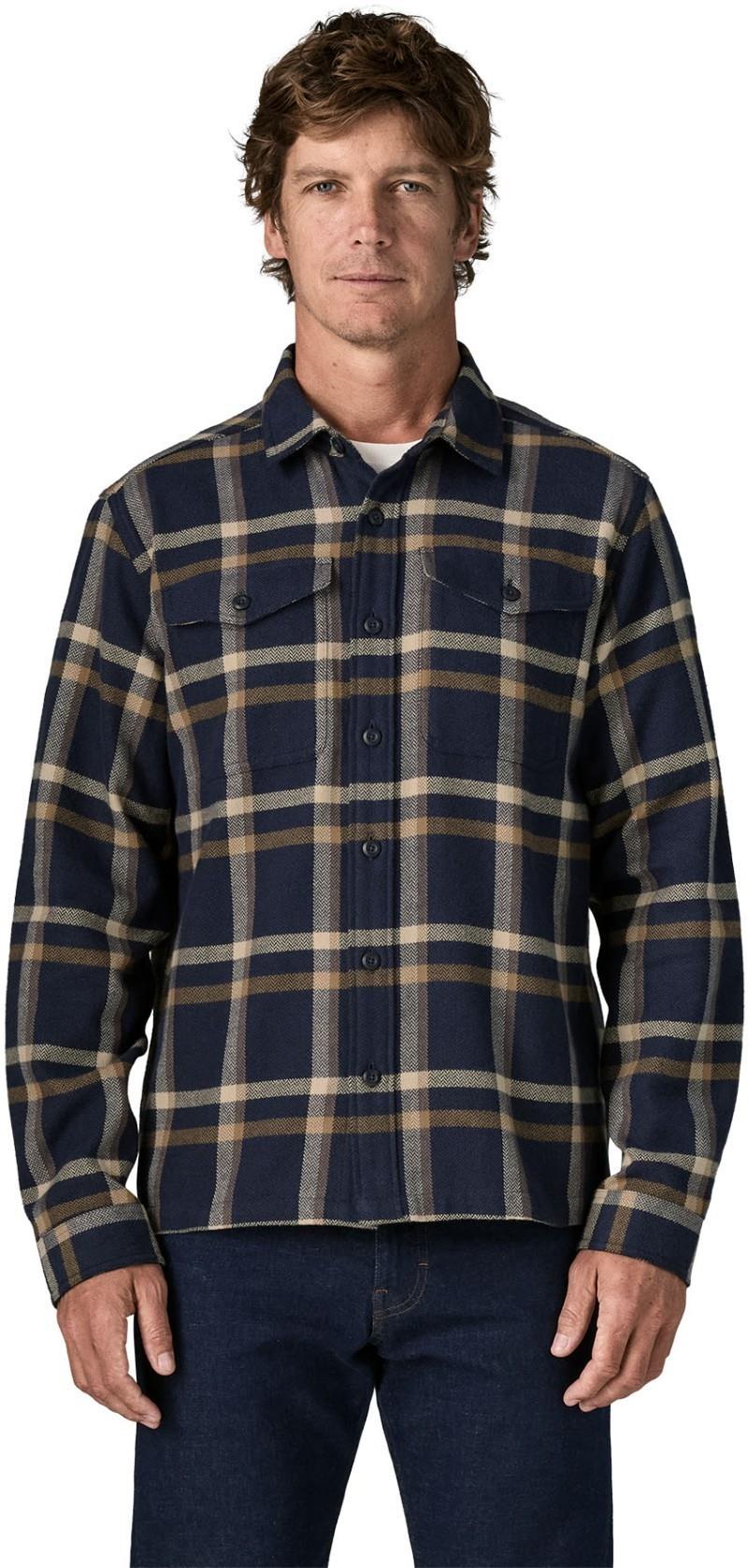 Fjord Flannel Shirt - Mens - crossing / new navy 1
