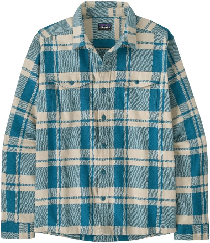 Fjord Flannel Shirt - Mens - powder / glacial blue 1