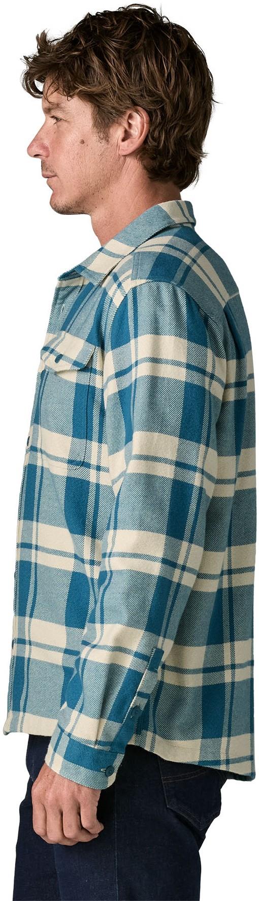 Fjord Flannel Shirt - Mens - powder / glacial blue 1