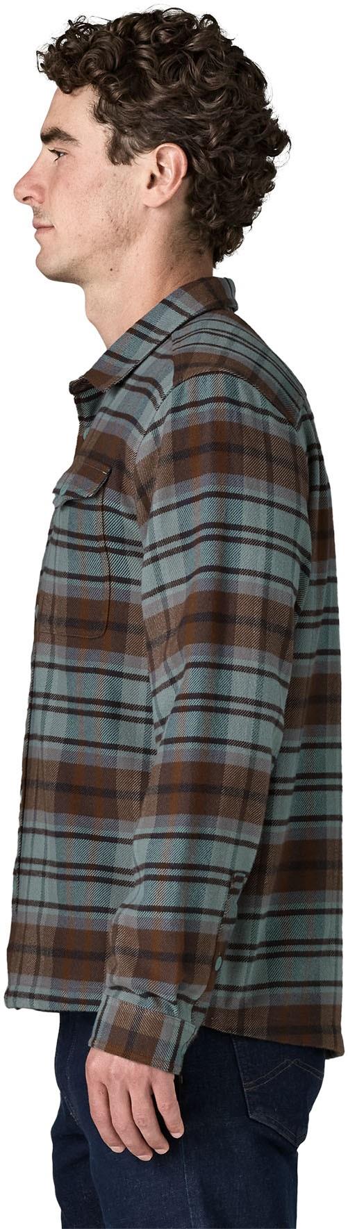 Fjord Flannel Shirt - Mens - rising storm / blue sage 1