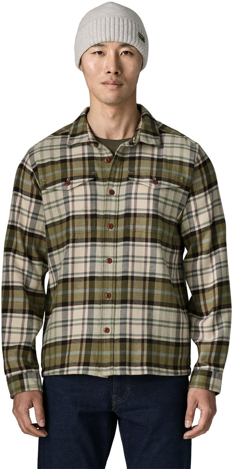 Fjord Flannel Shirt - Mens - rising storm / weathered stone 1