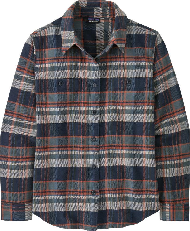 Fjord Flannel Shirt - Womens - Adventurer / Smolder Blue 1