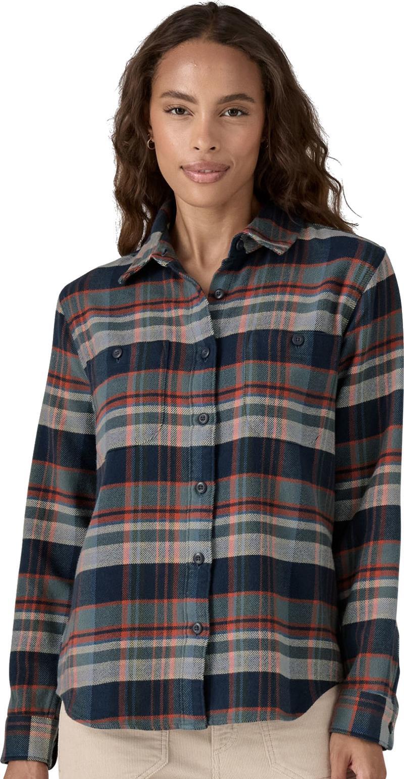 Fjord Flannel Shirt - Womens - Adventurer / Smolder Blue 2