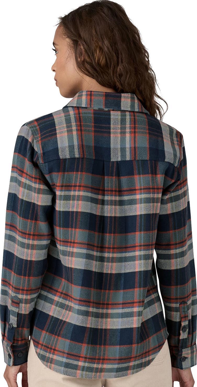 Fjord Flannel Shirt - Womens - Adventurer / Smolder Blue 3