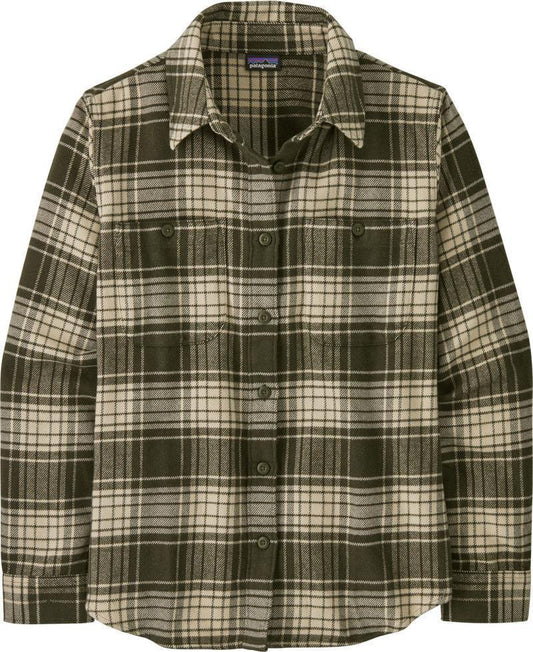 Fjord Flannel Shirt - Womens - Cascade / Pine Needle Green 1