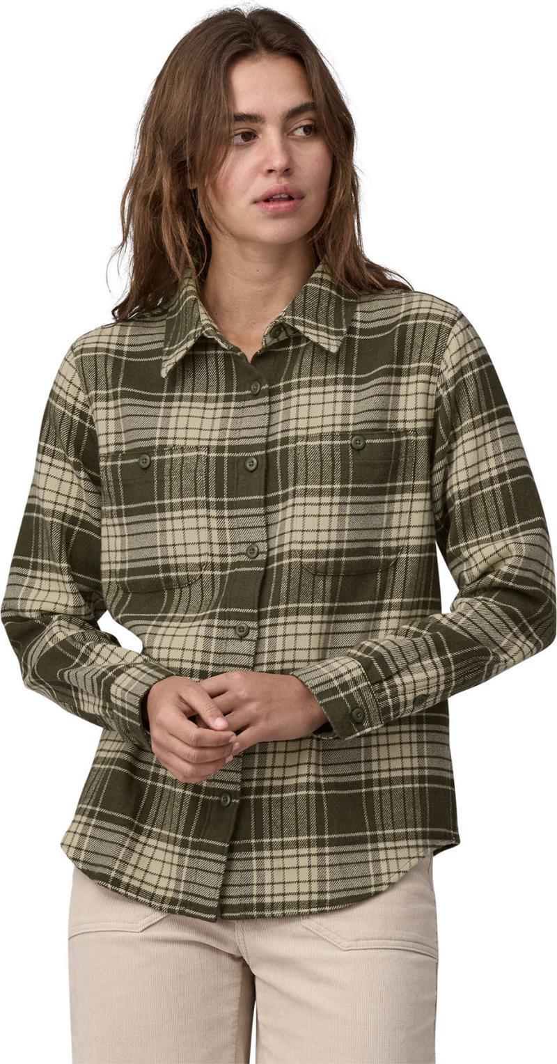 Fjord Flannel Shirt - Womens - Cascade / Pine Needle Green 2