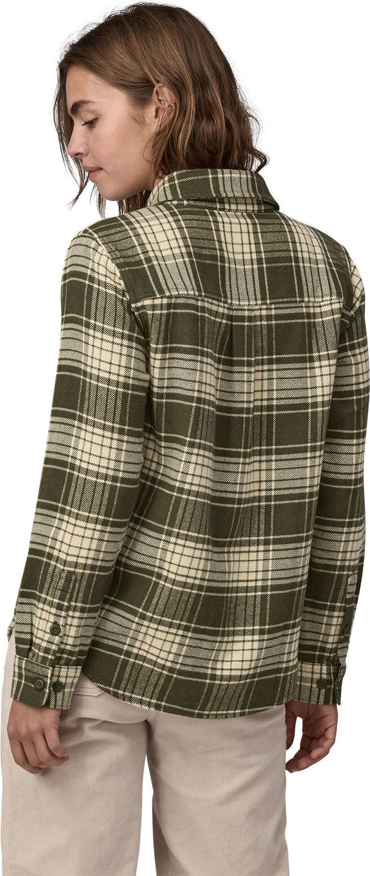 Fjord Flannel Shirt - Womens - Cascade / Pine Needle Green 3