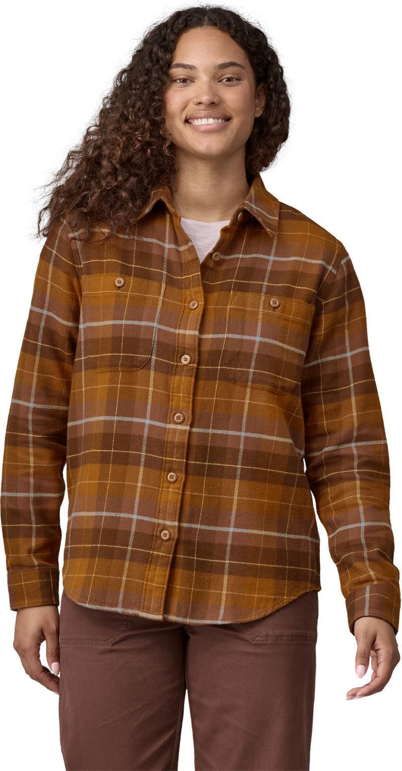 Fjord Flannel Shirt - Womens - Happy Camper / Shelter Brown 2