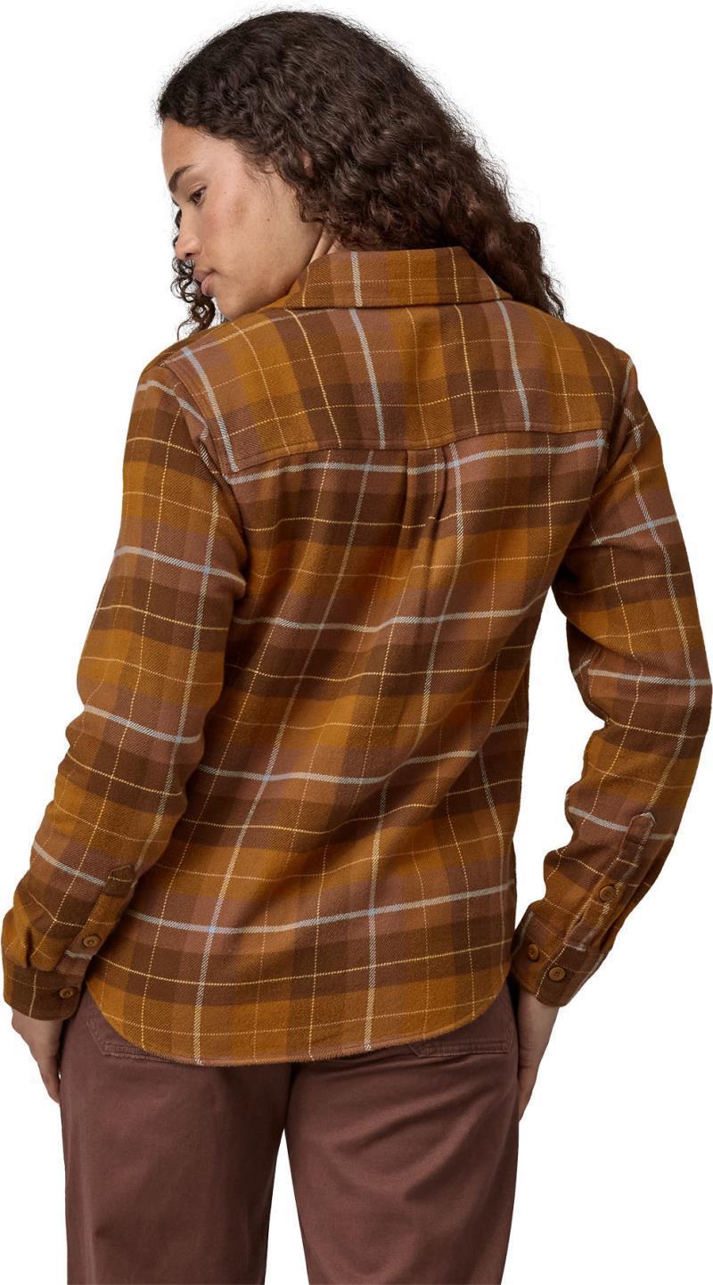 Fjord Flannel Shirt - Womens - Happy Camper / Shelter Brown 3