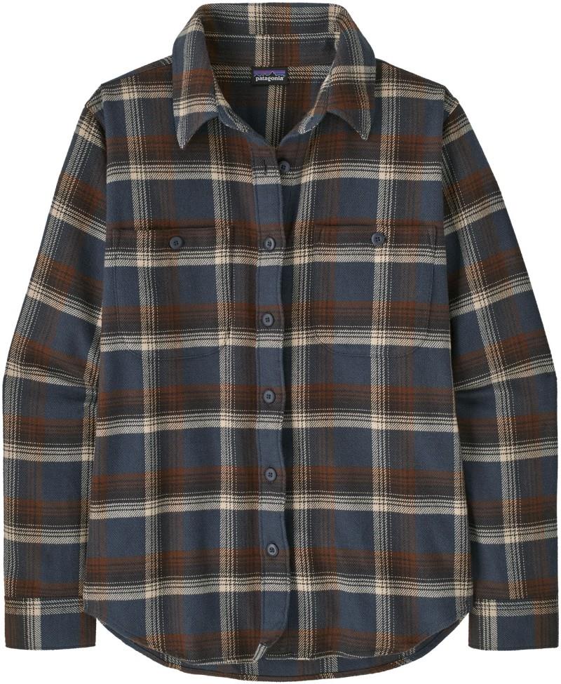 Fjord Flannel Shirt - Womens - cozy cabin / smolder blue 1