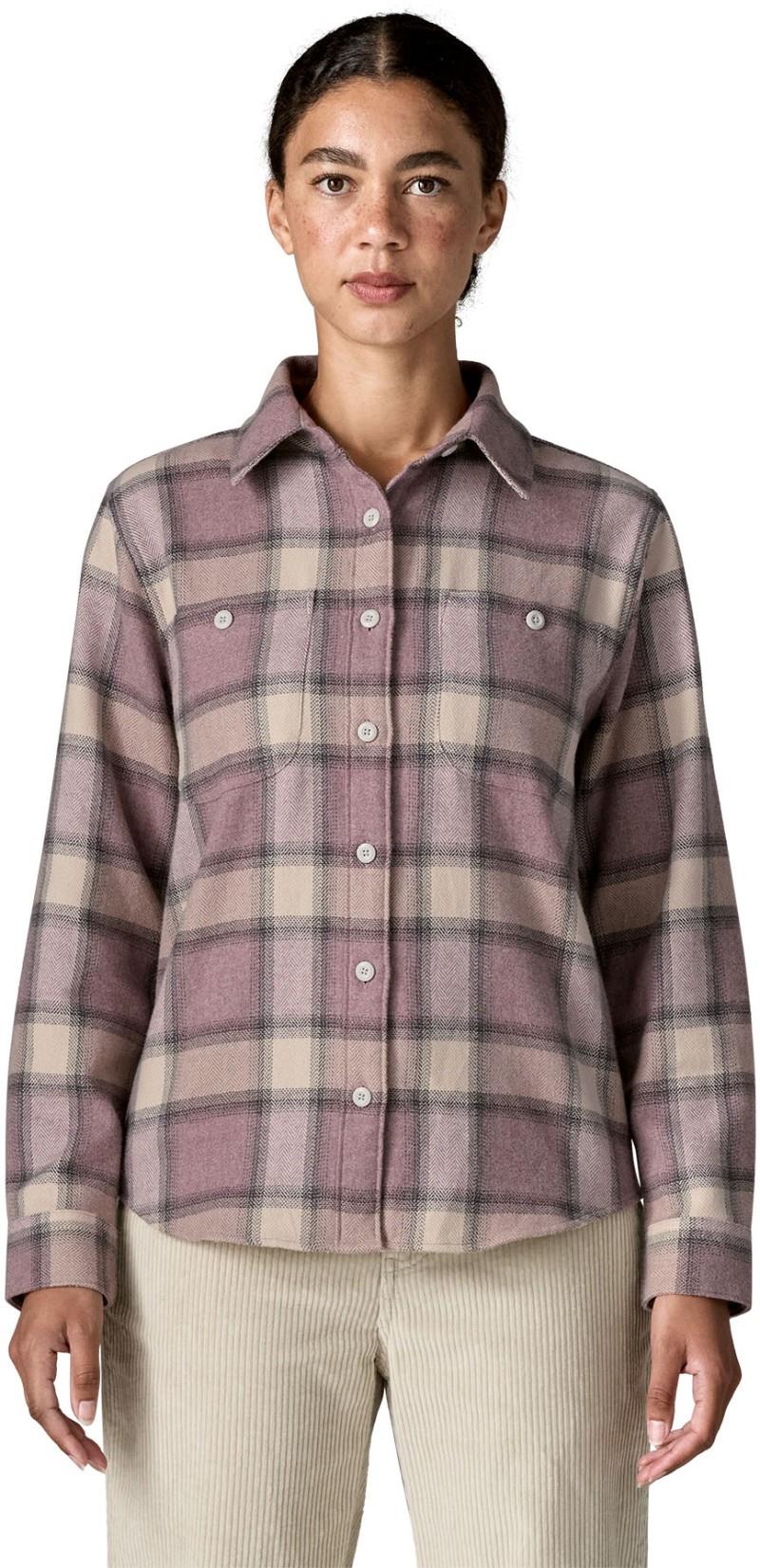 Fjord Flannel Shirt - Womens - eclipse / may grey 1