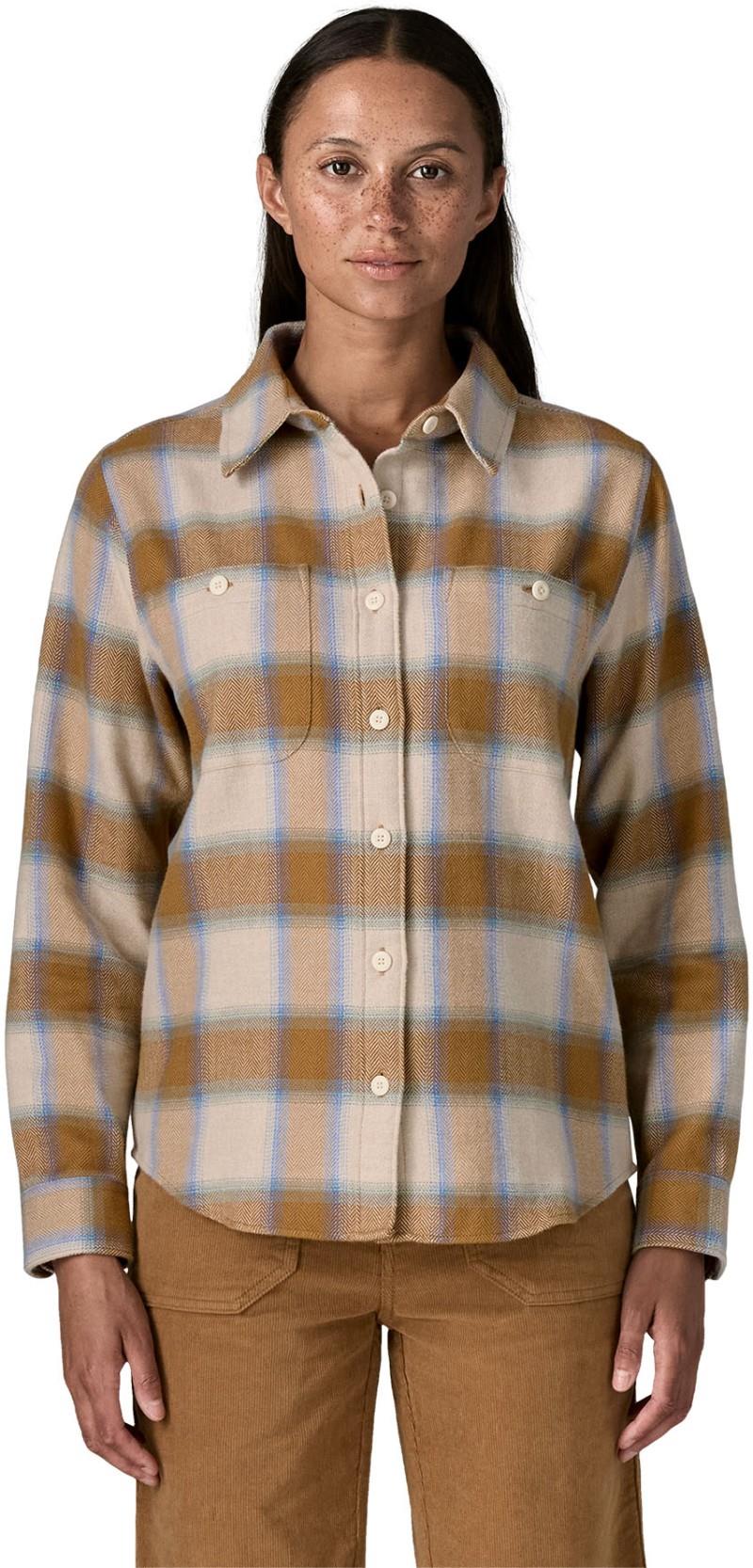 Fjord Flannel Shirt - Womens - eclipse / nest brown 1