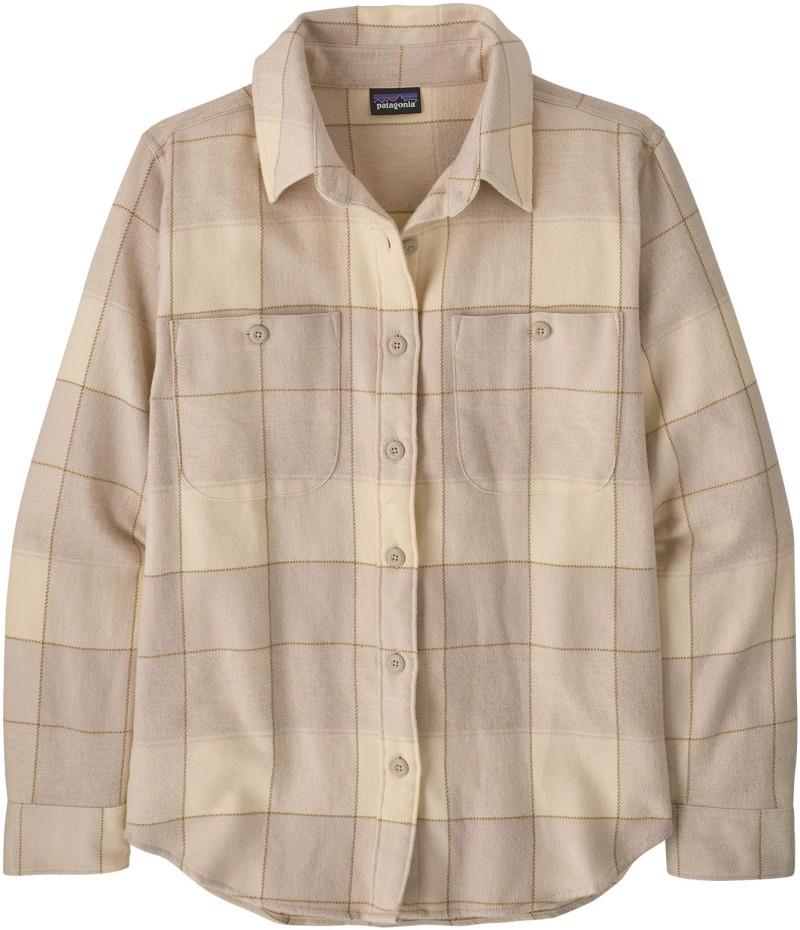Fjord Flannel Shirt - Womens - snow owl / rutabaga white 1