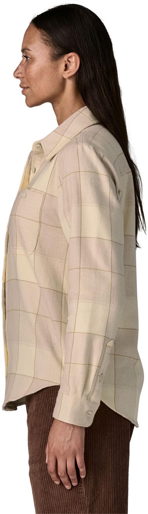 Fjord Flannel Shirt - Womens - snow owl / rutabaga white 1