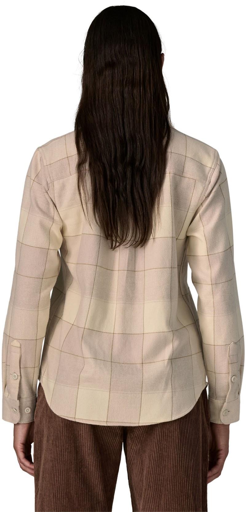 Fjord Flannel Shirt - Womens - snow owl / rutabaga white 1