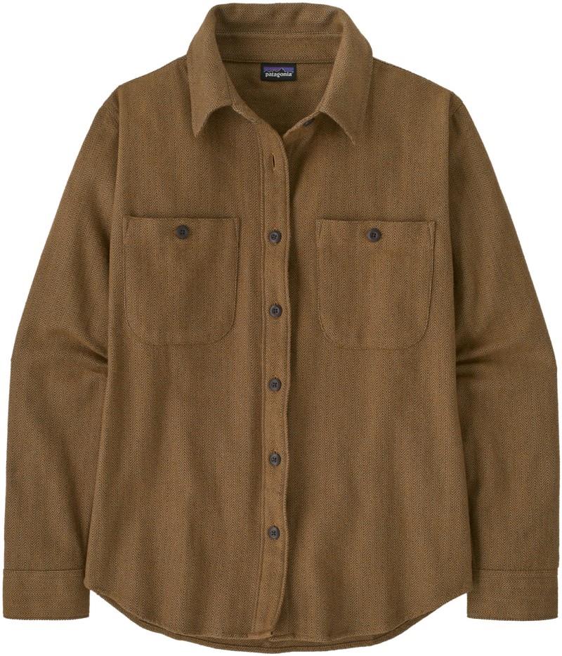 Fjord Flannel Shirt - Womens - tundra twill / den brown 1