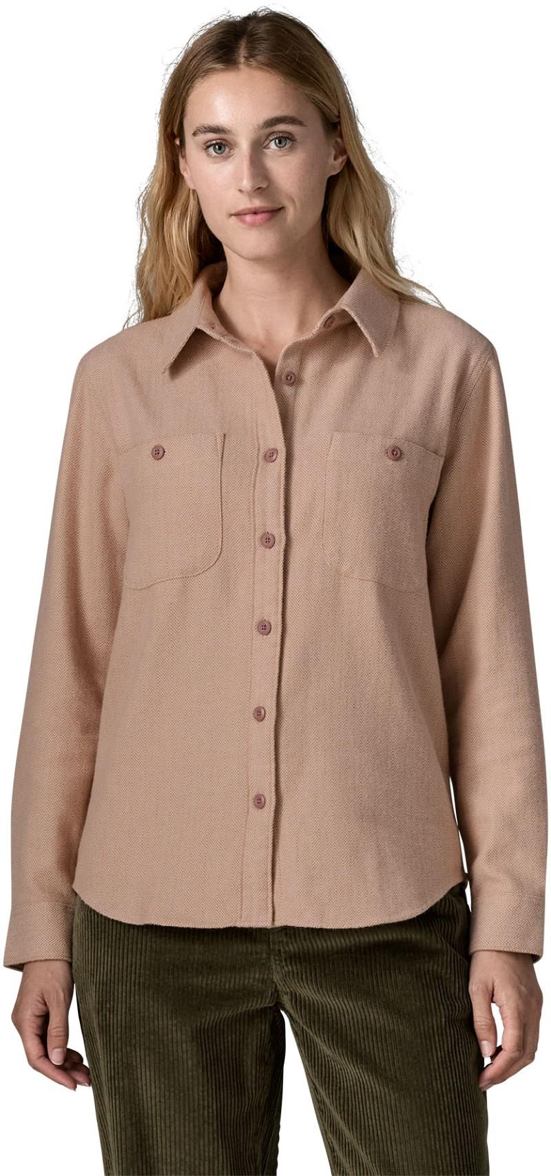 Fjord Flannel Shirt - Womens - tundra twill / moonrise taupe 1