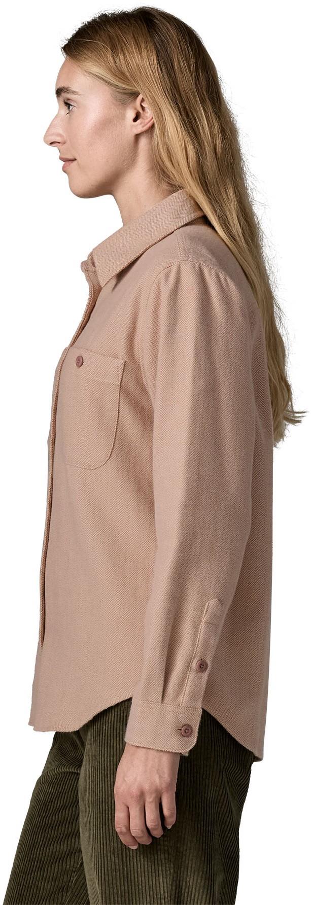 Fjord Flannel Shirt - Womens - tundra twill / moonrise taupe 1
